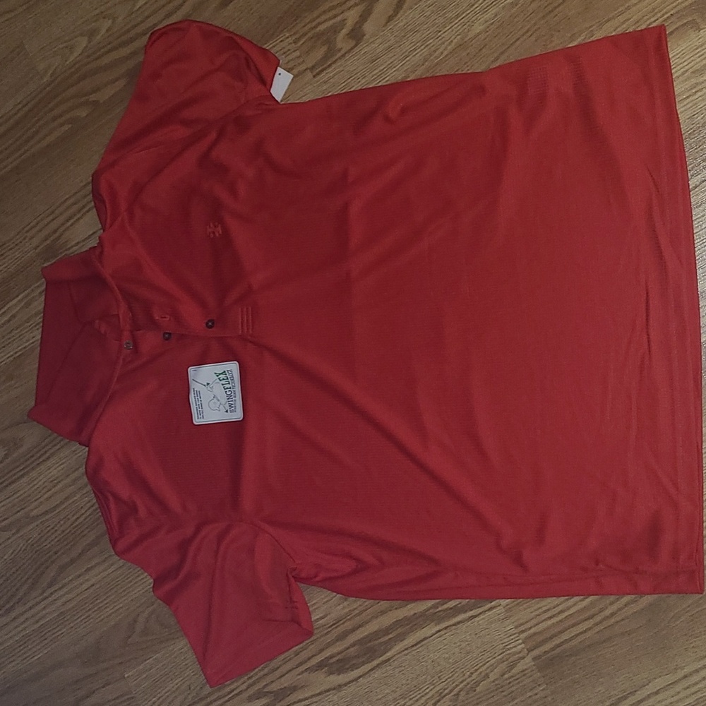 New Izod golf swing flex polo size L